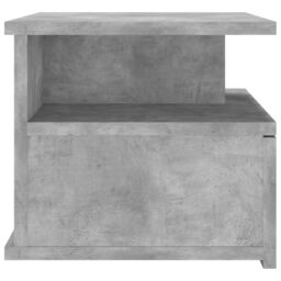 Berkfield Home Floating Nightstand Concrete Grey 40x31x27cm Engineered Wood - Size: 40 x 31 x 27 cm - thumbnail 5