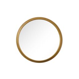 Melody Maison Large Gold Round Stepped Wall Mirror - 80cm X 80cm - Size: 80 cm X 80 cm - thumbnail 1