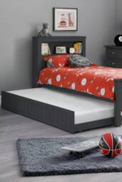 Julian Bowen Maine Underbed Trundle in Dark Grey - Size: Single