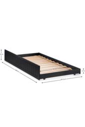 Julian Bowen Maine Underbed Trundle in Dark Grey - Size: Single - thumbnail 5