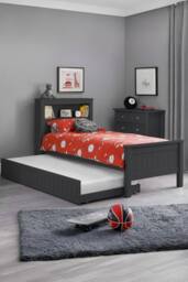 Julian Bowen Maine Underbed Trundle in Dark Grey - Size: Single - thumbnail 2
