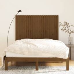 Berkfield Home Wall Headboard Honey Brown 146.5x3x110 cm Solid Wood Pine - thumbnail 3