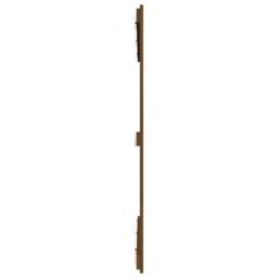 Berkfield Home Wall Headboard Honey Brown 146.5x3x110 cm Solid Wood Pine - thumbnail 5