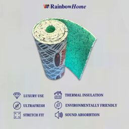 RainbowHome Soft Step Stair runner Underlay in Green - Size: 67 cm x 1100 cm - thumbnail 2