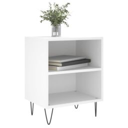Berkfield Home Bedside Cabinets 2 pcs White 40x30x50 cm Engineered Wood - Size: 40 x 30 x 50 cm - thumbnail 3