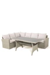 Stockholm 5 Seater Outdoor Garden Rattan Lounge Set