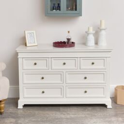 Melody Maison Large Ivory 7 Drawer Chest Of Drawers - Daventry Ivory Range - thumbnail 5