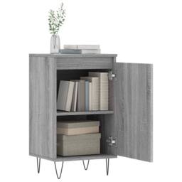 Berkfield Home Sideboard Grey Sonoma 40x35x70 cm Engineered Wood - Size: 40 x 35 x 70 cm - thumbnail 4