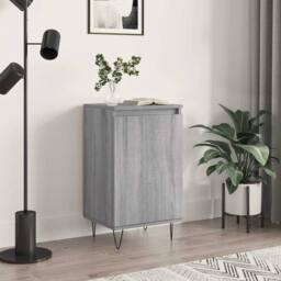 Berkfield Home Sideboard Grey Sonoma 40x35x70 cm Engineered Wood - Size: 40 x 35 x 70 cm - thumbnail 2