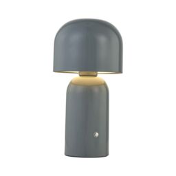 First Choice Lighting Christina - Grey LED Rechargeable Touch Table Lamps Twin Pack - thumbnail 3
