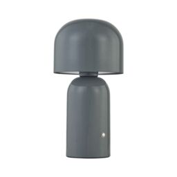First Choice Lighting Christina - Grey LED Rechargeable Touch Table Lamps Twin Pack - thumbnail 2