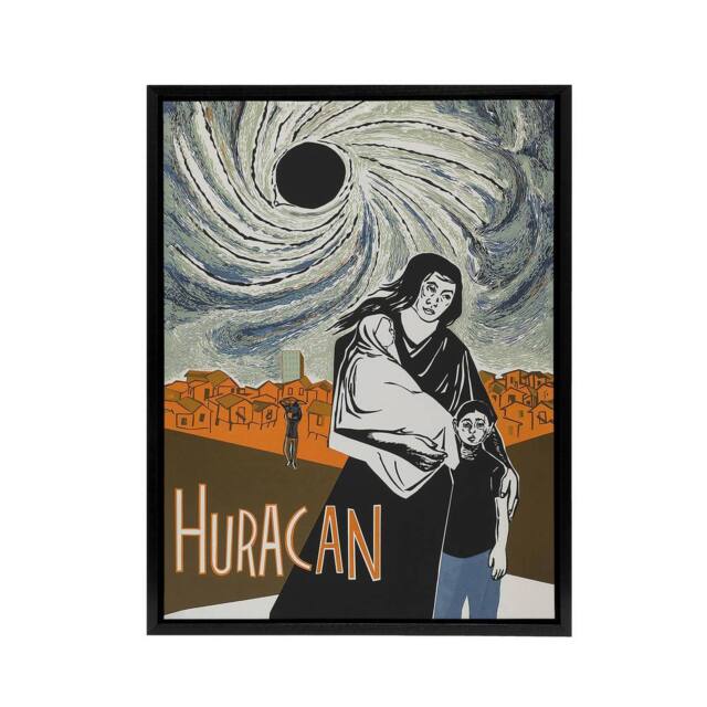 "Artery8 Cortes Huracan Movie Joey Room Friends Framed Canvas Wall Art Print - Size: W12"" x H16""" - image 1