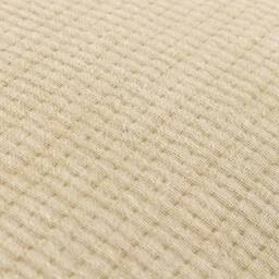 Yard Ribble 100% Cotton Acid Wash Cushion in Natural - Size: 40 cm x 60 cm - thumbnail 4