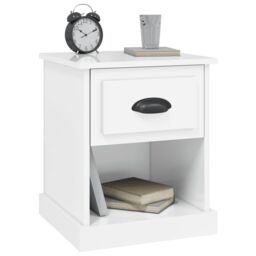 Berkfield Home Bedside Cabinets 2 pcs High Gloss White 39x39x47.5 cm Engineered Wood - thumbnail 5
