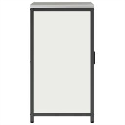 Berkfield Home Kitchen Storage Cabinet with Shelf with Storage with Door White Steel - thumbnail 7
