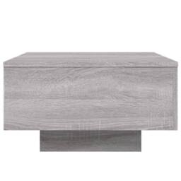 Berkfield Home Coffee Table with LED Lights Grey Sonoma 55x55x31 cm - Size: 55 x 55 x 31 cm - thumbnail 8