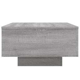 Berkfield Home Coffee Table with LED Lights Grey Sonoma 55x55x31 cm - Size: 55 x 55 x 31 cm - thumbnail 7