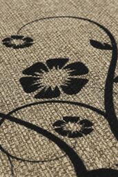 JVL Elegance Range Indoor Machine Washable Doormat 50 x 75 cm Trailing Flowers in Beige - Size: 50 cm x 75 cm - thumbnail 3