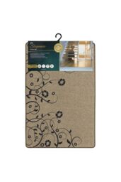 JVL Elegance Range Indoor Machine Washable Doormat 50 x 75 cm Trailing Flowers in Beige - Size: 50 cm x 75 cm - thumbnail 6