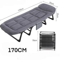 Havendro 55*170cm Single Foldable Folding Bed Mattress Heavy Duty in Grey - thumbnail 2