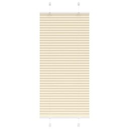 Berkfield Home Pleated Blind Cream 65x100 cm Fabric Width 64.4 cm Polyester