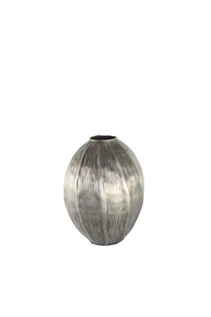 KDMD Antique Silver Seed Metal Vase 22.5cm H - image 1
