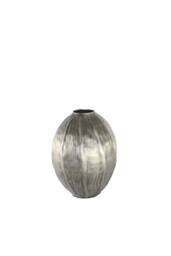 KDMD Antique Silver Seed Metal Vase 22.5cm H - thumbnail 2