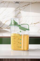 H&O Direct 2.8L Green Dry Food Airtight Storage Container