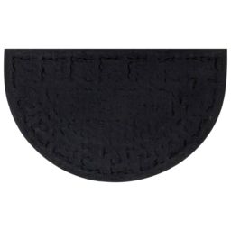 Berkfield Home Door Mat Half Round 45x75 cm Rubber & Coir in Brown - thumbnail 3