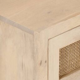 Berkfield Home Bedside Cabinet 40x30x50 cm Solid Wood Mango & Iron in Brown - Size: 40 x 30 x 50 cm - thumbnail 6