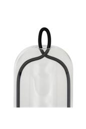 KDMD Nyx Medium Candle Holder with Glass Cloche - Elegant Home Decor in Black - thumbnail 3