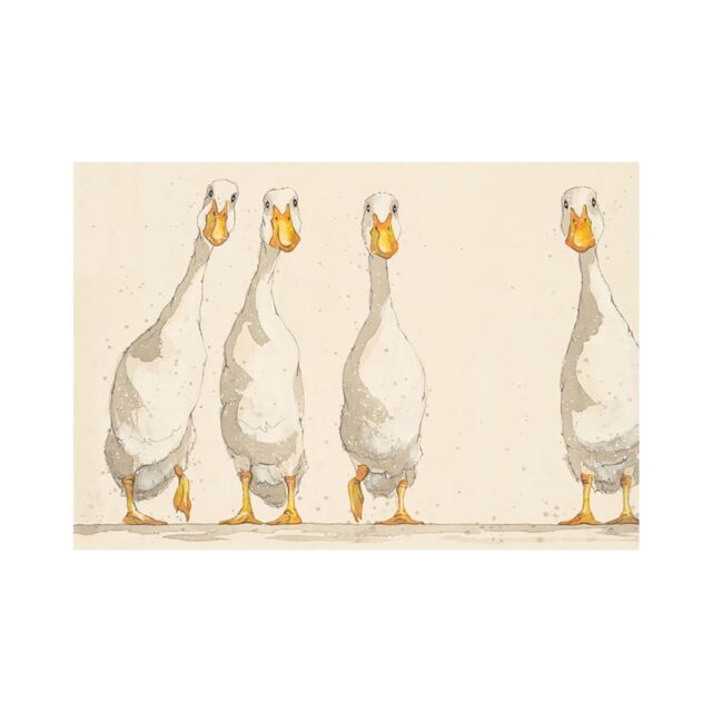 Bev Davies Nice Weather For Ducks Paper Poster in Medium Beige - image 1