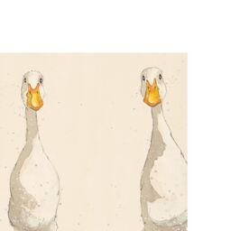 Bev Davies Nice Weather For Ducks Paper Poster in Medium Beige - thumbnail 2