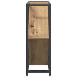 Berkfield Home Wine Rack Artisan Oak 51x18x52, 5 cm Engineered Wood in Brown - thumbnail 7