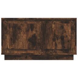 Berkfield Home TV Cabinet Smoked Oak 80x35x45 cm Engineered Wood in Brown - Size: 80 x 35 x 45 cm - thumbnail 6