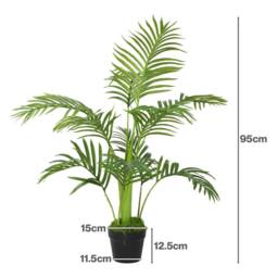 Havendro Artificial Plant Home Office Decor Realistic Faux Tree in Green - Size: 0.6m2 - thumbnail 2