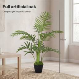 Havendro Artificial Plant Home Office Decor Realistic Faux Tree in Green - Size: 0.6m2 - thumbnail 5