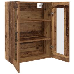 Berkfield Home Hanging Wall Cabinet Brown 69.5 x 34 x 90 cm Engineered wood - thumbnail 5