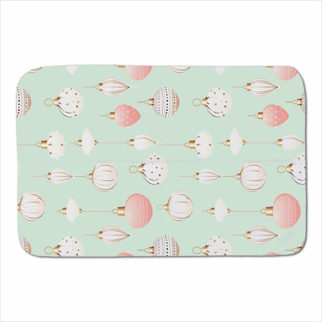 Warren Reed - Designer Christmas Decorations Pink & Green Sherpa Blanket - Size: Large - image 1