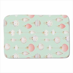 Warren Reed - Designer Christmas Decorations Pink & Green Sherpa Blanket - Size: Large - thumbnail 1