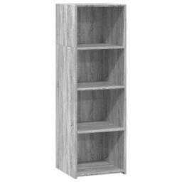 Berkfield Home Highboard Grey Sonoma 40x41x124 cm Engineered Wood - Size: 40 x 41 x 124 cm - thumbnail 2