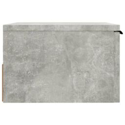 Berkfield Home Wall-mounted Bedside Cabinet Concrete Grey 34x30x20 cm - Size: 34 x 30 x 20 cm - thumbnail 4