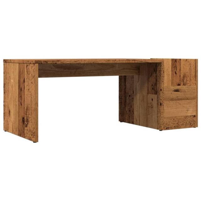 Berkfield Home Coffee Table Old Wood 90x45x35 cm Engineered Wood in Brown - Size: 90 x 45 x 35 cm - image 1