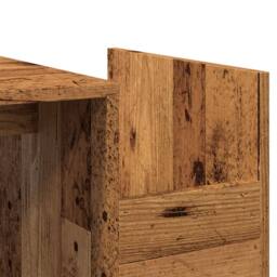 Berkfield Home Coffee Table Old Wood 90x45x35 cm Engineered Wood in Brown - Size: 90 x 45 x 35 cm - thumbnail 7