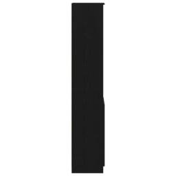 Berkfield Home Highboard Black Oak 37.5x35x180 cm Engineered Wood - thumbnail 6