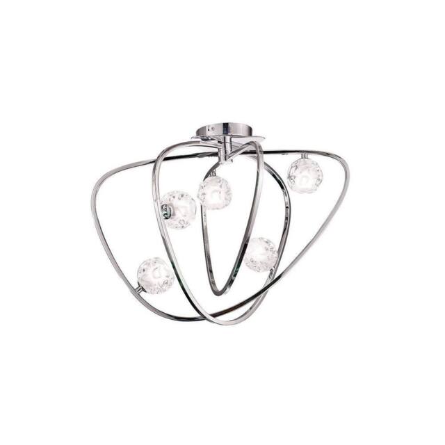 Netlighting Lux Ceiling 5 Light G9 Polished Chrome in Silver - image 1
