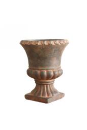KDMD Urn Cement Flower Pot 24cm Pale Orange in Terracotta - thumbnail 6