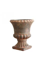 KDMD Urn Cement Flower Pot 24cm Pale Orange in Terracotta - thumbnail 3