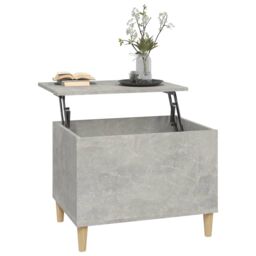 Berkfield Home Coffee Table Concrete Grey 60x44.5x45 cm Engineered Wood - thumbnail 5