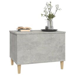 Berkfield Home Coffee Table Concrete Grey 60x44.5x45 cm Engineered Wood - thumbnail 4